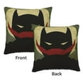 Bat_man Velvet Pillow Covers Decorative Square Pillowcase Soft Solid