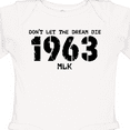 thumbnail image 4 of Inktastic Don't Let the Dream Die 1963 MLK Boys or Girls Long Sleeve Baby Bodysuit, 4 of 5