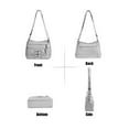 thumbnail image 3 of Deago Crossbody Bags for Women Pocketbooks Soft PU Leather Purses and Handbags Multi Pocket Shoulder Bag (Gray), 3 of 9