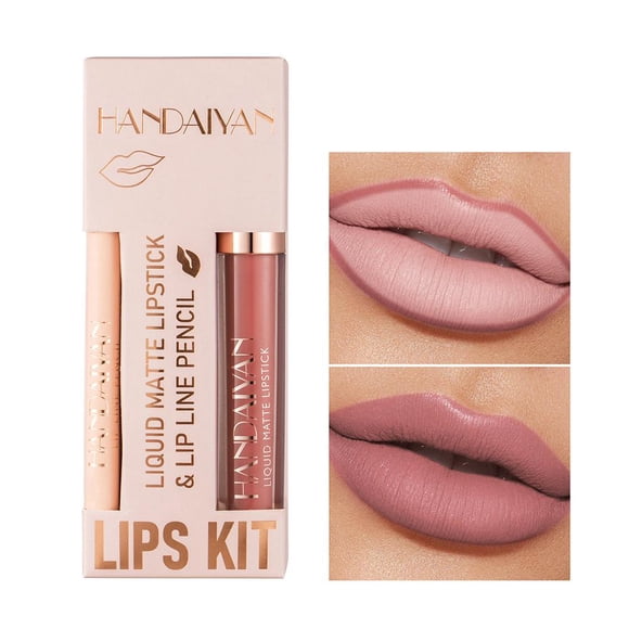 12 Colors Matte Nude Brown Lipliner Pencil Lipsticks Waterproof Makeup Non-sticky Red Kit Tool Lip Velvet Lipgloss
