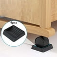 thumbnail image 3 of 4Pcs Furniture Caster Cups Bed Frame Wheel Stoppers Floor Protector for Bed, 3 of 8