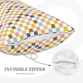 thumbnail image 5 of Fotbe Colorful Checkered 1 Pillow Cases - Envelope Closure - Luxury, Extra Soft, Cooling Pillow Covers - Wrinkle, Fade, Stain Resistant-20"x30", 5 of 8