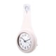 thumbnail image 2 of Reloj colgante impermeable de moda para baño, cocina, decoración del hogar (blanco), 2 of 5