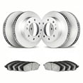 thumbnail image 2 of KarParts360 For Ford F-250 Super Duty 2012-2022 Disc Brake Set | Front and Rear | Cast Iron Rotor Material | Plain Rotor Style | Excluded Calipers | With Brake Pads, 2 of 4
