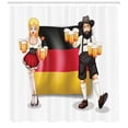 thumbnail image 3 of Ambesonne German Shower Curtain, Traditional Man Woman, 69"Wx70"L, Multicolor, 3 of 3