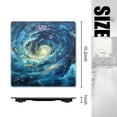 thumbnail image 2 of Bathroom Scale, Highly Accurate Digital Body Scale,Precisely Measures Weight up to 400 lbs-Swirling Galaxies With Blue And Gold Colors, 2 of 4
