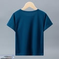 thumbnail image 5 of Cethrio Boys Activewear T-shirts, Quick-drying Short Sleeve Casual Summer Athletic Tops Blue Size 14, 5 of 6