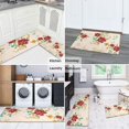 thumbnail image 5 of Pioneer Flower Floral Print Pattern Kitchen Rugs Sets Of 2,Anti Fatigue Kitchen Mat Rugs Non Slip Washable,Decorative Kitchen Floor Mats for Kitchen,Sink,Laundry,17"x30"+17"x47", 5 of 7