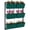 Green, variant on 3-Tier Wall Planter with 6 Pots for Indoor and Outdoor Use, Hanging Plant Holder, Self Draining Wall Mounted Planter for Vegetables, Flowers, Herbs, Green
