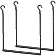 thumbnail image 1 of Extensor de ropa para colgar ropa, Storage Maniac, 2 unidades, color negro, 1 of 8