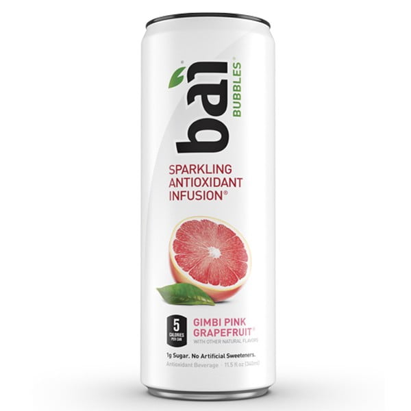 Bai Bubbles Gimbi Pink Grapefruit 11.5 Oz Cans Pack of 12 by