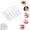 Root Canal Brush White, variant on 2.5mm Blue Mini Micro Swabs Applicator Brushes, Superfine Disposable Lash & Dental Brush, All-in-One Accessory for Eyelash Makeup and Lip Cosmetic Application