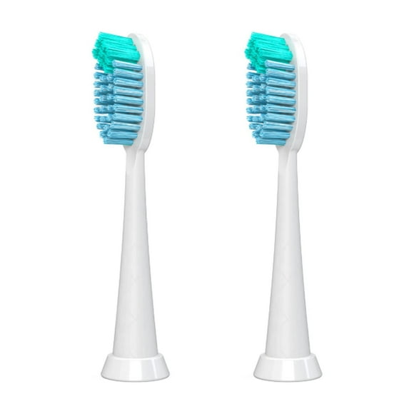 TAO Clean Umma Diamond Sonic Toothbrush Whitening Replacement Heads, (2-Pack), Replacement Heads for The TAO Clean Electric Toothbrush and Docking Station, White