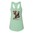 thumbnail image 2 of If It's Not a Chocolate Lab It's Just a Dog Gift | Womens Dog Lover Jersey Racerback Tank Top, Mint, Medium, 2 of 3