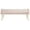 Pink/Gold, variant on SAFAVIEH Everdeen Tufted Modern Glam Bench, Silver Grey/Gold
