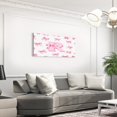 thumbnail image 3 of Personalized Initial R Paintings Wall Decor Bathroom, Princess Bow Ribbon Wall Hanging Decor for Living Room 38x19, Monogrammed Wall Decor for Kitchen 38x19, Luxurious Living Room Decoration, 3 of 6