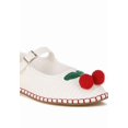 thumbnail image 6 of Brunch Date Cherry Accent Mary Jane Flats, 6 of 12