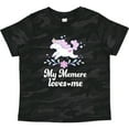 thumbnail image 3 of Inktastic My Memere Grandma Loves Me Unicorn Girls Toddler T-Shirt, 3 of 5