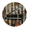 thumbnail image 4 of Orinice Musical Instruments Piano Keyboard Round Table Cover Stain Resistant Washable Indoor Outdoor Tablecloth Kitchen Dining Wedding Parties 100% Polyester Fiber 54-58, 4 of 8