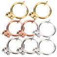 thumbnail image 4 of 8 Pcs Clip Rond sur Boucles d'Oreilles Dos Clip sur Boucles d'Oreilles Convertisseur Boucles d'Oreilles Composants, 4 of 8