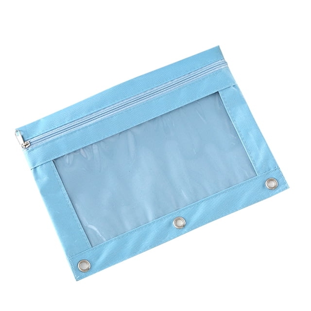 Pencil Case With Transparent Window Stationery Bag Storage Bag Portable Pencil Bag, Pencil Case Pouch Supply Boxes for School Classroom School Supplies for Craft, Pen, Art, School Supplies