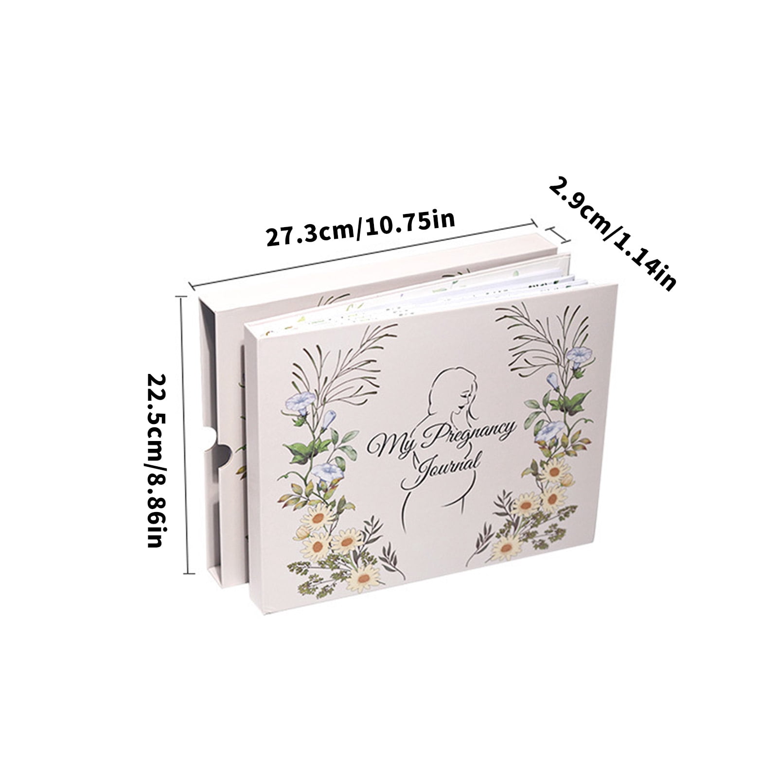 Pregnancy Journal 132 Pages Book for Expecting Women First Time Mom, Hard Cover Pregnancy Planner Memory Books