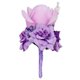 thumbnail image 1 of Paquete de 4-10 rosas de seda para boda, ramilletes para novios, boutonniere para novias 4 piezas, 1 of 10