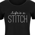 thumbnail image 3 of Instant Message - Lifes A Stitch - Women's Any Way Dress, 3 of 7