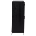 thumbnail image 3 of vidaXL Shoe Rack Black 75x40x110 cm Solid Pinewood, 3 of 5