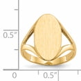 thumbnail image 5 of Bague Signet en Or Jaune 14K, 5 of 5