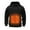 Black, variant on Ediodpoh Men's Winter Warm Hooded Casual Hooded Sweatshirt Without Battery Mens Sweatshirts Grey S
