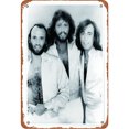 thumbnail image 1 of Chapa Metal Vintage Bee Gees Barra Pintura Hierro Rectangular 30x40cm, 1 of 9