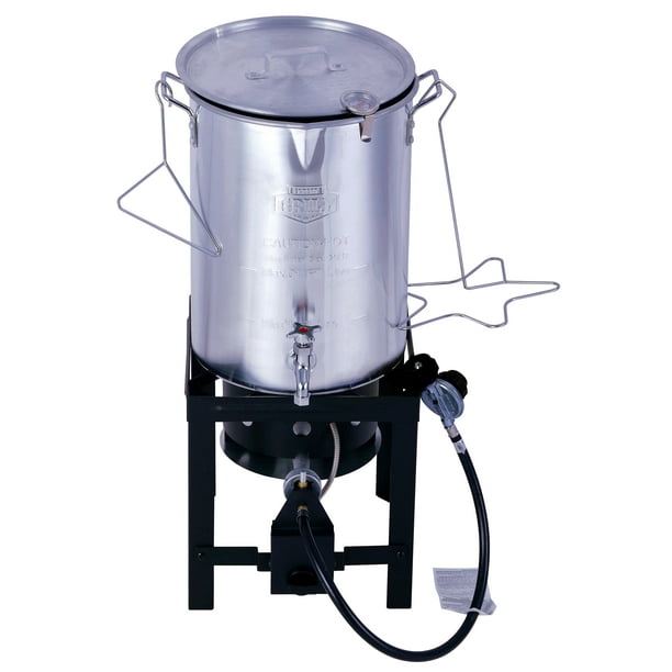 Expert Grill 30 Quart Propane Gas Turkey Fryer with Spigot