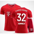 thumbnail image 1 of Nueva camiseta de fútbol para niños 2021/2022 10 # Robben 25 # Muller 32 # Kimmich Camisetas de fútbol Traje Conjunto corto-32 Rojo-22 BmatwkZeng Bmatwk Jersey, 1 of 2