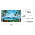 thumbnail image 2 of Tropic Travels - Hawaiian Paradise Ocean View - From an Original Color Painting by Scott Westmoreland - Master Art Print (Unframed) 12in x 18in, 2 of 4