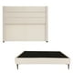 thumbnail image 1 of Box Base Cama Slim Dicasa Cabecera Lugo Beige Claro Queen Size, 1 of 7