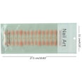 30Pack Press on Nails Medium Coffin Fake Nails French Gradient False