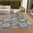 thumbnail image 6 of Addison Rugs Chantille Indoor/Outdoor Transitional Floral Chocolate Washable Rectangle Rug, 3' x 5', 6 of 6