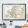 thumbnail image 2 of Pastel Map of Europe - Barnwood Framed Print - 17 x 20 - Black, 2 of 4