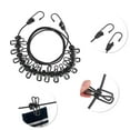 thumbnail image 3 of Unique Bargains 1 Pc Cuerda de Tender Duradera con Clips de Metal*12 y Bolas a Prueba de Viento*13 Línea de Secado con Pinzas Negra, 3 of 5