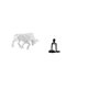 thumbnail image 5 of Estatua de toro,Estatua de toro,figura decorativa para escritorio,Arte decorativo coleccionable para el hogar y la oficina,Figura de escritorio,Escultura abstracta de pensador para la oficina o, 5 of 8
