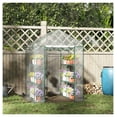 thumbnail image 2 of YYDSBNHH Walk-in Greenhouse, 5' x 5' x 6', Hot House with 3-Tier Shelving, Roll-Up Door, for Outdoor & Garden, 2 of 9