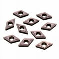 thumbnail image 2 of Lefu 10pcs DCMT0702 EM YBC205 Carbide Insert Kit For CNC Lathe Turning Boring Bar, 2 of 9