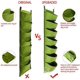 thumbnail image 2 of Nvzi Jardinera colgante vertical para jardín con 7 bolsillos, jardinera vertical para jardín, bolsa para cultivo de plantas para interior y exterior (verde), 2 of 4