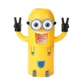 thumbnail image 3 of Little Minions Dispensador automático de pasta de dientes 3 en 1 Soporte para cepillos de dientes Taza de enjuague bucal Juego de lavado de baño, 11 Feliz Sencillez, 3 of 3