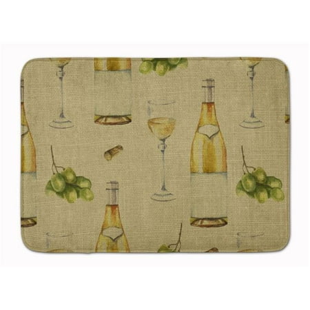 White Wine On Linen Machine Washable Memory Foam Mat Walmart Com Walmart Com
