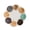 B, variant on Cookie Shaped Ceramic Coffee Mug - Delicate Breakfast Cereal Cup with Dessert Plate for Afternoon Tea at Home