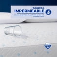 thumbnail image 4 of Cubre Colchon Individual Cool Sleep. Impermeable e Hipoalergénico, Transpirable y Fresco, 4 of 5