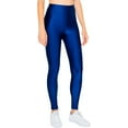 thumbnail image 3 of American Apparel Shiny Nylon Tricot Leggings, Cobalt, X-Small, 3 of 6
