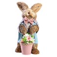 thumbnail image 3 of Escultura de conejo, figura de conejo de Pascua, regalo de Pascua, decoración de jardín, estatua de Animal para paisaje, dormitorio, habitación,, 3 of 8